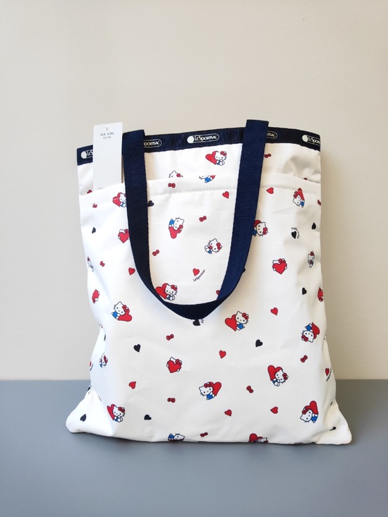 Lesportsac Handbags - LeSportsac Hello Kitty Large White Tote Bag NWT